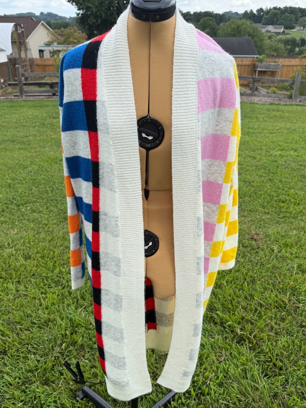 Lego sweater duster length size medium cardigan